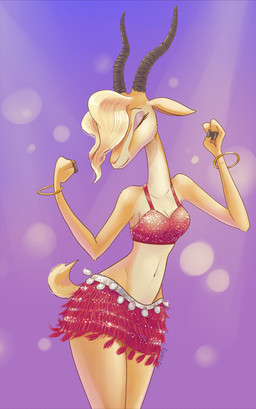 Rating: s
ID: 2558081
Date: 2021-01-04 18:05:27 -0500
Status: active
Score: 53
antelope anthro biped blonde_hair bottomwear bovid bracelet breasts clothed clothing countershade_face countershade_torso countershading dancing disney eyes_closed eyeshadow female fur furgonomics gazelle gazelle_(zootopia) hair hair_over_eye hi_res horn jewelry kurozu long_neck makeup mammal medium_breasts midriff navel one_eye_obstructed simple_background skirt solo tail tail_through_skirt tan_body tan_fur topwear zootopia post #2558081