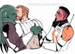 Rating: s
ID: 5147901
Date: 2024-10-29 22:57:31 -0400
Status: active
Score: 2
alien beard clone_trooper cody_(star_wars) eyes_closed facial_hair group human kiss_on_lips kissing kit_fisto male male/male mammal nautolan obi-wan_kenobi orientalld simple_background star_wars star_wars:_the_clone_wars trio white_background post #5147901