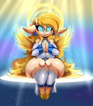 Rating: s
ID: 3537772
Date: 2022-08-30 17:12:40 -0400
Status: active
Score: 34
2022 angel anthro big_breasts blonde_hair blue_eyes bovid breasts caprine cleavage_cutout clothing cloven_hooves conditional_dnp cutout digital_media_(artwork) eyelashes female fingers front_view hair halo hi_res hooves huge_breasts huge_thighs light light_beam long_hair looking_at_viewer mammal sera_(suirano) sheep smile solo spread_wings suirano thick_thighs topwear wings post #3537772