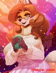 Rating: s
ID: 3193830
Date: 2022-02-24 21:20:07 -0500
Status: active
Score: 88
anthro big_breasts big_hair black_lips breasts cable_knit_jersey canid canine cassie_(foxydude) clothing container cup curly_hair digital_media_(artwork) evergreen_tree eyeshadow eyewear female fox glasses green_eyes hair heart_symbol hi_res holding_object inutsukihasukii lips makeup mammal mug outside pine_tree plant smile snow solo steam sweater syuriusuhusky topwear tree turtleneck winter post #3193830