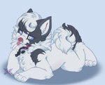 Rating: s
ID: 4700421
Date: 2024-04-05 00:03:08 -0400
Status: active
Score: 18
black_body black_fur blue_eyes canid canine canis claws curled_tail curly_hair domestic_dog elsa_(konoeikreations) eyebrow_through_hair eyebrows female feral fluffy_mane fur hair hi_res inner_ear_fluff konoeikreations looking_away lying mammal multicolored_body multicolored_fur on_front pawpads paws pink_nose signature smile solo spots tail tongue tongue_out translucent translucent_hair tuft two_tone_body two_tone_fur white_body white_fur post #4700421