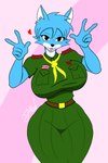 Rating: s
ID: 5641267
Date: 2025-06-14 09:34:03 -0400
Status: pending
Score: 0
animal_humanoid anthro black_nose blue_body blue_fur blue_hair canid canid_humanoid canine canine_humanoid canis female fox fox_humanoid fur hair heart_symbol hi_res humanoid hybrid mammal mammal_humanoid naree scout_uniform solo teesyz_art tessie_bluezy_(teesyz_art) thai_flag thailand tongue tongue_out two_fingers_up wolf wolfdog post #5641267