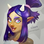 Rating: s
ID: 3923557
Date: 2023-03-11 13:20:12 -0500
Status: active
Score: 1
1:1 2_horns ambiguous_gender asian_mythology colored dokkaebi_(species) east_asian_mythology eyebrows fangs hair hair_bun hi_res horn humanoid humanoid_pointy_ears katherine_murray korean_mythology lips long_hair mythology ogre pointy_ears purple_hair shaded smile solo teeth post #3923557