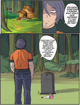 Rating: s
ID: 5722427
Date: 2025-07-20 19:20:01 -0400
Status: active
Score: 10
absurd_res bouquet building clothed clothing comic day dialogue english_text flower flower_bouquet forest forest_background grave hair hi_res house human lobovalkiria male mammal nature nature_background not_furry outside plant solo text tombstone tree post #5722427