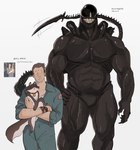 Rating: s
ID: 5667891
Date: 2025-06-25 22:07:08 -0400
Status: active
Score: 17
absurd_res alien alien_(franchise) claws domestic_cat duo eddie_brock felid feline felis hi_res human male mammal marvel muscular muscular_male not_furry salytperogi simple_background standing tail teeth venom_(marvel) xenomorph post #5667891