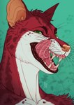 Rating: s
ID: 3801356
Date: 2023-01-09 04:56:25 -0500
Status: active
Score: 14
2022 anthro artist_logo bust_portrait dated fangs fur glistening glistening_eyes green_eyes head_tuft hi_res licking licking_lips licking_own_lips linsang logo male mammal mouth_shot nude open_mouth orange_inner_ear orange_nose portrait red_body red_fur red_tongue riorix self_lick sharp_teeth simple_background solo teeth tongue tongue_out tuft viverrid whiskers white_body white_fur yellow_sclera post #3801356