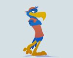 Rating: s
ID: 2435275
Date: 2020-10-05 04:55:59 -0400
Status: active
Score: 104
2020 accipitrid accipitriform adler_(feber12) alex_henderson animated anthro avian backwards_baseball_cap backwards_hat baseball_cap beak bird blue_body blue_feathers bottomless clothed clothing digital_media_(artwork) eagle feathers hat headgear headwear loop male shirt short_playtime simple_background solo tail tail_feathers topwear walking yellow_beak post #2435275