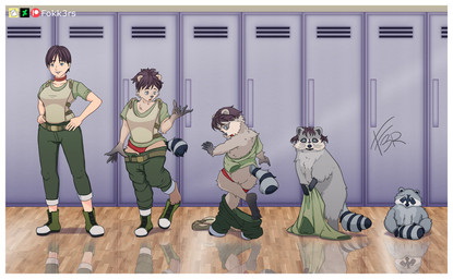 Rating: s
ID: 3483206
Date: 2022-08-02 18:25:03 -0400
Status: active
Score: 18
2022 belt black_hair black_nose blue_eyes border bottomwear butt capcom clothing deviantart deviantart_logo ed-fokk3r female feral fur grey_body grey_fur growth hair hi_res human human_to_feral locker locker_room looking_at_viewer mammal markings mid_transformation pants patreon patreon_logo procyonid raccoon rebecca_chambers resident_evil ring_(marking) ringed_tail sequence shrinking sitting size_transformation solo species_transformation striped_markings striped_tail stripes tail tail_growth tail_markings transformation transformation_sequence underwear website_logo white_border post #3483206