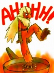 Rating: s
ID: 279720
Date: 2012-12-28 00:45:31 -0500
Status: active
Score: 6
3:4 ambiguous_gender anthro avian biped bird blaziken bodily_fluids burning chest_tuft cookware crying exclamation_point feet fire frying_pan fur generation_3_pokemon hindpaw hotfoot jumping kitchen_utensils nintendo on_one_leg pain paws pokemon pokemon_(species) seikokun shout simple_background solo standing tears tools tuft white_background post #279720