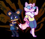 Rating: s
ID: 4127305
Date: 2023-06-23 02:20:28 -0400
Status: active
Score: 2
alternate_form ambiguous_gender anthro anthrofied black_body black_fur bottomwear camera canid canine canis chest_tuft chihuahua clothing domestic_cat domestic_dog duo eyewear feet felid feline felis flower fluffy fluffy_tail fur hand_on_hip hasbro hindpaw holding_object holding_weapon littlest_pet_shop lps_1436 lps_1571 mammal memaikora one_eye_closed open_mouth open_smile overalls paws persian_cat plant pose shirt shorts smile striped_body striped_fur stripes sunglasses t-shirt tail topwear toy_dog tuft weapon wink post #4127305
