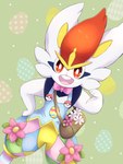 Rating: s
ID: 5650910
Date: 2025-06-18 12:03:56 -0400
Status: active
Score: 9
3:4 4rurui ambiguous_gender anthro bag bow_tie buckteeth cinderace clothing easter easter_egg flower_accessory footwear fur generation_8_pokemon hand_on_hip hi_res holidays legwear looking_at_viewer nintendo open_mouth overalls pattern_clothing pattern_footwear pattern_legwear pattern_socks pink_bow_tie pokeball_accessory pokemon pokemon_(species) red_eyes smile socks solo striped_clothing striped_footwear striped_socks stripes teeth white_body white_fur post #5650910
