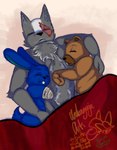 Rating: s
ID: 5078669
Date: 2024-09-27 17:44:50 -0400
Status: active
Score: 15
anthro bandage beaver bedroom belly blue_body blue_fur broadside_beach brown_body brown_fur bucky_beaver canid canine canis chief_wulf cuddling digital_media_(artwork) fur grey_body grey_fur group hi_res lying male male/male mammal missing_arm on_side peaceful_expression rodent shipwrecked_64 sleeping sleeping_together slightly_chubby stumbler_o'hare trio urutaguja wolf post #5078669