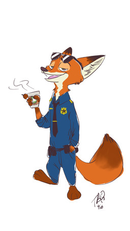 3_toes 4_fingers anthro badge barefoot brown_fur canine claws clothed clothing dipstick_ears dipstick_tail disney disposable_cup eyewear eyewear_on_head fox fully_clothed fur gloves_(marking) hand_in_pocket hi_res holding_cup looking_at_viewer male mammal markings multicolored_tail necktie nick_wilde on_one_leg open_mouth open_smile orange_fur pants shirt smile solo standing steam sunglasses sunglasses_on_head taylorillustrated toes white_fur zootopia
Rating: Safe
Score: 1
User: Nicklo6649
Date: June 19, 2018 3_toes 4_fingers anthro badge barefoot brown_fur canine claws clothed clothing dipstick_ears dipstick_tail disney disposable_cup eyewear eyewear_on_head fox fully_clothed fur gloves_(marking) hand_in_pocket hi_res holding_cup looking_at_viewer male mammal markings multicolored_tail necktie nick_wilde on_one_leg open_mouth open_smile orange_fur pants shirt smile solo standing steam sunglasses sunglasses_on_head taylorillustrated toes white_fur zootopia
Rating: Safe
Score: 1
User: Nicklo6649
Date: June 19, 2018