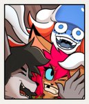 Rating: s
ID: 4884024
Date: 2024-06-28 14:15:51 -0400
Status: active
Score: 5
2024 5_fingers anthro axelle_(roboticsteve) black_hair black_nose black_tipped_ears blue_eyes blue_sclera border canid canine canis cephalopod coleoid decapodiform digital_drawing_(artwork) digital_media_(artwork) eyebrows eyelashes eyes_closed facial_scar fangs felid feline felis female fingers fur grey_body grey_fur group hair looking_at_another looking_up looking_up_at_another male mammal marine missing_tooth mollusk multi_arm multi_limb multicolored_body multicolored_fur one_eye_closed open_mouth orange_body orange_fur photobomb pink_hair radford_(roboticsteve) ring_cats roboticsteve scar sharp_teeth smile squid teeth tobu_(roboticsteve) trio uvula white_body white_border wolf post #4884024