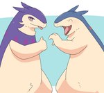 Rating: s
ID: 4896216
Date: 2024-07-04 03:31:05 -0400
Status: active
Score: 51
2024 ambiguous_feral ambiguous_gender belly colored digital_drawing_(artwork) digital_media_(artwork) duo feral fur generation_2_pokemon generation_8_pokemon gesture hand_gesture happy heart_gesture hi_res hisuian_form hisuian_typhlosion kemononoko looking_at_viewer multicolored_body multicolored_fur nintendo open_mouth pokemon pokemon_(species) posing_for_picture prank red_eyes regional_form_(pokemon) simple_background tan_body tan_fur thumbs_up tongue tongue_out typhlosion unrequited_heart_gesture post #4896216