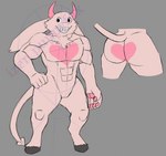 Rating: s
ID: 3217472
Date: 2022-03-10 21:38:40 -0500
Status: active
Score: 2
anthro black_hooves cheek_tuft daimon_(izen_puppyfox) demon distracting_watermark facial_tuft floppy_ears fur grin handpaw heart_on_body heart_on_butt hi_res hooves horn hsketch4 imp izen_puppyfox long_ears looking_at_viewer male muscular neck_tuft paws pink_body pink_fur pink_horn pink_skin smile solo spade_tail tail tall tuft watermark post #3217472