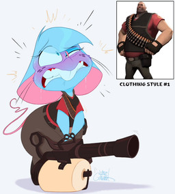 Rating: s
ID: 5766134
Date: 2025-08-08 23:47:19 -0400
Status: pending
Score: 12
anthro bangs big_ears blue_body blue_eyes blue_fur bodily_fluids buckteeth butt clothing crossover female freckles fur gatling_gun gun hair heavy_(team_fortress_2) machine_gun mammal mia_mouse minigun mouse murid murine ranged_weapon reference_image rodent signature silentjack solo struggling_to_lift sweat sweatdrop tail team_fortress_2 teeth thick_thighs translucent translucent_hair uniform valve weapon whiskers wide_hips post #5766134
