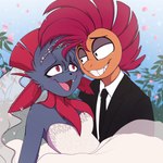 Rating: s
ID: 4636761
Date: 2024-03-03 20:00:07 -0500
Status: active
Score: 54
1:1 2022 anthro anthro_on_anthro anthrofied arm_tuft bangs bedroom_eyes black_clothing black_necktie black_nose black_suit blush breasts bridal_carry bride carrying_another cheek_tuft clothed clothing conditional_dnp crown cute_fangs dark_eyelids detailed_background digital_drawing_(artwork) digital_media_(artwork) dress duo eye_contact eyebrow_through_hair eyebrows eyelashes facial_tuft fan_character fang_the_weavile fangs female forehead_gem freckles front_view fur gambit_the_scrafty gem generation_4_pokemon generation_5_pokemon grin groom hair half-closed_eyes happy head_tuft headgear heart_eyes heart_symbol hi_res husband_and_wife inner_ear_fluff interspecies intimate leaf looking_at_another looking_at_partner looking_down looking_up love male male/female mammal married_couple medium_breasts meggchan mohawk narrowed_eyes neck_tuft necktie nintendo notched_ear open_mouth open_smile outside pokemon pokemon_(species) pokemorph raised_inner_eyebrows red_eyes red_hair reptile romantic romantic_couple scalie scrafty seductive sharp_teeth shoulder_tuft signature smile snaggle_tooth suit teeth thick_eyelashes three-quarter_view tiara tongue topwear translucent translucent_hair tuft weavile wedding wedding_dress post #4636761