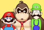 Rating: s
ID: 5600727
Date: 2025-05-26 20:07:49 -0400
Status: active
Score: 3
2024 anthro ape black_eyes black_facial_hair black_mustache blue_clothing blue_eyes blue_overalls bodily_fluids brother_(lore) brothers_(lore) brown_body brown_fur brown_hair button_(fastener) clothed clothed_human clothed_male clothing colored cookieboy011 creepy_smile digital_drawing_(artwork) digital_media_(artwork) donkey_kong_(character) donkey_kong_(series) english_description facial_hair fully_clothed fully_clothed_human fully_clothed_male fur gloves green_clothing green_hat green_headwear green_shirt green_topwear group hair handwear haplorhine hat headgear headwear human larger_anthro larger_human larger_male light lighting looking_at_another looking_at_viewer luigi male male_anthro male_human mammal mario mario_bros mostly_nude mouth_closed mustache necktie necktie_only nervous nervous_sweat nintendo overalls primate red_clothing red_hair red_necktie red_shirt red_topwear shaded shirt sibling_(lore) simple_background size_difference slightly_chubby slightly_chubby_human slightly_chubby_male smaller_human smaller_male smile smiling_at_viewer standing sweat tan_body tan_skin topwear trio twins_(lore) white_clothing white_gloves white_handwear yellow_background post #5600727