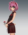 Rating: s
ID: 5650492
Date: 2025-06-18 06:38:54 -0400
Status: pending
Score: 3
accessory alternative_fashion amy_rose anthro anthrofied bare_shoulders belt black_clothing black_dress bottomwear bracelet clothed clothing colored_nails dress ear_piercing emo eulipotyphlan facial_piercing female flower fur gradient_background green_eyes hair hair_accessory hairband hedgehog holding_flower holding_object jewelry lip_piercing looking_at_viewer mammal mouth_closed nails piercing pink_body pink_fur pink_hair plant sega short_hair side_view simple_background sleeveless_clothing sleeveless_dress solo sonic_the_hedgehog_(series) standing star_print tail tt3trop4ck post #5650492