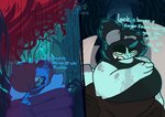 Rating: s
ID: 5108414
Date: 2024-10-11 15:38:49 -0400
Status: active
Score: 7
absurd_res aggressive anthro belly birthmark blood blush bodily_fluids breasts clothed clothing confusion creepy_face creepy_smile detailed_background dialogue digital_media_(artwork) dinosaur dominant dominant_female dream duo english_text female femboy forest forest_background fur hair hi_res horror_(theme) hybrid ilustration larger_female lore male markings monster nature nature_background nightmare nightmare_fuel open_mouth outside overweight plant prehistoric_species reptile rude scalie scary size_difference slightly_chubby smaller_male smile spanish_text tail teeth text thick_thighs tree ulit uulitch yal post #5108414