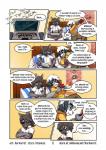 Rating: s
ID: 736788
Date: 2015-09-28 12:08:36 -0400
Status: active
Score: 91
8chan akita anthro bed bedroom blue_body blue_fur bottomwear brown_eyes canid canine canis clothed clothing code comic computer crossed_arms derek_(kitaness) dialogue domestic_dog duo electronics english_text eyewear fangs fur furniture game_console gaming glasses grey_body grey_eyes grey_fur grey_hair hair harmarist laptop male mammal mascot mephitid milo_skunk multiple_scenes nate_(8chan) nerd nintendo nintendo_ds nintendo_ds_family nude open_mouth pants pillow playing_video_game poster procyonid raccoon reclining shirt shorts sitting skunk speech_bubble spitz stated_age stated_young sweater teeth text the_mysteries_of_alfred_hedgehog tight_coupling topwear typing url white_body white_clothing white_fur white_hair white_shirt white_topwear young young_anthro post #736788