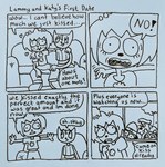 Rating: s
ID: 5608742
Date: 2025-05-30 07:29:00 -0400
Status: active
Score: 5
4_panel_comic after_kiss anthro arm_around_partner bear biped bovid canid canine canis caprine clothing comic dialogue domestic_cat domestic_dog embarrassed english_text felid feline felis female furniture group humor joe_chin katy_kat lammy_lamb male mammal nikki_morgen parappa parappa_the_rapper pj_berri print_clothing print_shirt print_t-shirt print_topwear sheep shirt sitting smile sofa sony_corporation sony_interactive_entertainment speech_bubble standing t-shirt text title topwear um_jammer_lammy voyeur window yelling post #5608742
