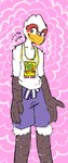 Rating: s
ID: 5580160
Date: 2025-05-17 23:01:42 -0400
Status: active
Score: 19
2021 accipitriform anthro avian beak bird blue_bottomwear blue_clothing blue_shorts bottomwear clip_studio_paint_(artwork) clothed clothing digital_drawing_(artwork) digital_media_(artwork) english_text feathers fully_clothed hi_res male martin_(martindosent) martindosent orange_eyes pink_background portrait red_text secretary_bird shirt shorts simple_background smile solo standing tank_top text text_on_clothing text_on_shirt text_on_tank_top text_on_topwear three-quarter_portrait topwear white_body white_clothing white_feathers white_shirt white_tank_top white_topwear yellow_beak post #5580160