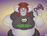 Rating: s
ID: 4435787
Date: 2023-11-25 14:15:18 -0500
Status: active
Score: 13
1-up_mushroom 2023 50percentgrey anthro belly big_breasts bottomwear breasts buckteeth clothed clothing colored_nails controller electronics female fist freckled_face freckles fungus fur game_controller gamecube gamecube_controller gameplay_mechanics grey_body grey_fur hair half-length_portrait hand_on_hip holding_controller holding_object life_(gaming) looking_at_viewer mammal mario_bros mouse mouth_closed murid murine mushroom nails nintendo nintendo_controller overweight overweight_anthro overweight_female penny_provolone portrait rodent shirt shorts signature slightly_chubby slightly_chubby_anthro slightly_chubby_female smile smiling_at_viewer smirk smirking_at_viewer solo t-shirt teeth text topwear wood_mouse post #4435787