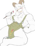 Rating: s
ID: 4253197
Date: 2023-08-25 04:41:09 -0400
Status: active
Score: 50
anthro apron apron_only bovid caprine clothing dragon dragon_island eyes_closed fur goat hi_res horn hybrid katsushika_yoshihide male mammal mythological_creature mythological_scalie mythology scalie shoko_contane solo white_body post #4253197