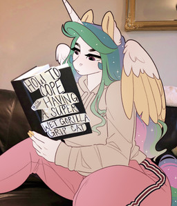 Rating: s
ID: 5347405
Date: 2025-02-02 17:26:13 -0500
Status: active
Score: 93
anthro anthrofied blue_hair book bottomwear clothed clothing english_text equid equine evehly eyebrows female fingers friendship_is_magic furniture green_hair hair hasbro hi_res horn inside long_hair mammal multicolored_hair multicolored_tail my_little_pony mythological_creature mythological_equine mythology pants princess_celestia_(mlp) purple_eyes purple_hair reading real sitting sofa solo sweatpants tail text topwear unicorn_horn winged_unicorn wings post #5347405