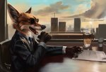 Rating: s
ID: 5565293
Date: 2025-05-11 19:03:06 -0400
Status: active
Score: 8
5_fingers anthro building canid canine chair clothing cloud coffee_cup container contract cup detailed_background digital_drawing_(artwork) digital_media_(artwork) digital_painting_(artwork) eyewear fangs fingers fox fur furniture glasses hi_res jar male mammal multicolored_body multicolored_fur necktie on_chair open_mouth painting_(artwork) signature sitting sitting_on_chair smiley_face solo suit sunglasses swish table teeth tongue water wearing_glasses post #5565293