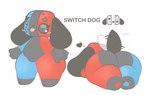 Rating: s
ID: 5547689
Date: 2025-05-04 02:57:43 -0400
Status: pending
Score: 3
2024 3_toes 4_fingers anthro big_butt biped blue_body blush blush_lines butt canid canine canis character_name digital_drawing_(artwork) digital_media_(artwork) domestic_dog english_text eyelashes featureless_crotch feet female fingers flat_chested floppy_ears front_view gloves_(marking) grey_body grey_eyes heart_symbol hi_res leg_markings long_ears lop_ears lying mammal markings motion_lines multicolored_body nintendo nintendo_switch nude nude_female on_front rear_view red_body simple_background socks_(marking) solo standing striped_markings stripes switch_dog tail text thick_thighs toes tongue tongue_out white_background white_slime_(artist) wide_hips post #5547689