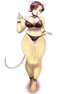 Rating: s
ID: 480321
Date: 2014-05-11 10:41:24 -0400
Status: active
Score: 27
2014 2:3 anthro big_breasts biped bra breasts cleavage clothed clothing collar feet female hair hi_res hindpaw lingerie lips looking_at_viewer mammal mouse murid murine nails navel off_shoulder panties paws red_eyes red_hair red_lips red_nose rodent sageblk short_hair simple_background solo standing thick_thighs thigh_gap underwear white_background post #480321
