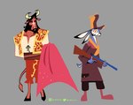 Rating: s
ID: 5603382
Date: 2025-05-27 23:37:22 -0400
Status: active
Score: 5
anthro artist_name athletic athletic_anthro athletic_male boots bovid bovine bullfighter bullfighting cape cattle clothed clothed_anthro clothed_male clothing cosplay duo elmer_fudd eyes_closed footwear grey_background gun hat headgear headwear hi_res holding_cape holding_gun holding_object holding_ranged_weapon holding_rifle holding_weapon holding_with_two_hands hunter hunting hunting_rifle instagram_logo jesus_christ judas_iscariot judas_iscariot_(film) lagomorph leporid looking_at_viewer looney_tunes male mammal muscular muscular_anthro muscular_male oreste_comics rabbit rabbit_season ranged_weapon red_cape red_clothing religion rifle shoes simple_background text twitter twitter_handle twitter_logo warner_brothers weapon post #5603382