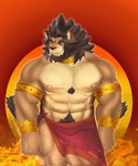 Rating: s
ID: 3978666
Date: 2023-04-07 23:18:28 -0400
Status: active
Score: 7
anthro arm_tuft armband barong_(tas) body_hair brown_hair chest_tuft elbow_tuft eyebrows eyeliner fangs fist fur gold_(metal) gold_jewelry hair happy_trail hi_res jewelry lifewonders makeup male muscular muscular_arms muscular_male necklace neshfox1 nipples one_eye_closed overbite pecs red_eyeliner sarong sarong_only solo tan_body tan_fur teeth thick_eyebrows tokyo_afterschool_summoners tongue tongue_out tuft wink wristband post #3978666
