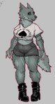 Rating: s
ID: 5583641
Date: 2025-05-19 12:12:28 -0400
Status: active
Score: 48
2025 alternative_fashion anthro armwear boots bottomwear canid canine canis clothing crop_top ear_piercing eyeliner eyeshadow female fishnet_armwear fishnet_clothing fishnet_legwear footwear goth hotpants legwear makeup mammal multicolored_body mythological_canine mythological_creature mythology piercing shirt shoes shorts simple_background sketch solo syn-6 topwear two_tone_body werecanid werecanine werecreature werewolf wolf post #5583641
