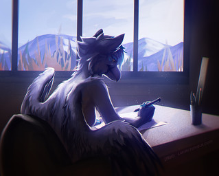 anthro avian beak bird breasts day detailed_background feathered_wings feathers featureless_breasts female holding_object inside lukiri nude sitting solo window wings
Rating: Safe
Score: 9
User: Millcore
Date: August 18, 2017 anthro avian beak bird breasts day detailed_background feathered_wings feathers featureless_breasts female holding_object inside lukiri nude sitting solo window wings
Rating: Safe
Score: 9
User: Millcore
Date: August 18, 2017
