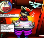 Rating: s
ID: 5592110
Date: 2025-05-23 03:32:11 -0400
Status: active
Score: 1
absurd_res anthro aster_(aster) aster_victini_(aster) clothed clothing container delivery_(commerce) destiny-yuuei doorway duo food_delivery generation_5_pokemon generation_6_pokemon goodra hat headgear headwear hi_res legendary_pokemon male nintendo pizza_box pizza_delivery pokemon pokemon_(species) singing text_box victini post #5592110