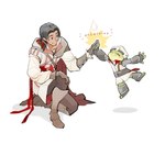 Rating: s
ID: 4383378
Date: 2023-10-30 15:54:20 -0400
Status: active
Score: 51
2023 4_fingers 4_toes 5_fingers accessory amphibian anthro assassin's_creed black_hair bobbypills boots bullfrog_(captain_laserhawk) captain_laserhawk:_a_blood_dragon_remix clothed clothing coat duo english_text eyebrows eyes_closed ezio_auditore facial_scar feet fingerless_gloves fingers footwear frog gesture gloves grin hair hair_accessory hairband hand_on_knee hand_on_leg hand_on_own_knee hand_on_own_leg handwear hi_res high_five hood hood_up human jempireg jewelry jumping kneeling looking_at_another male mammal necklace scar shin_guards shoes simple_background smile text thick_eyebrows toeless_footwear toes topwear ubisoft white_background wrist_guards post #4383378