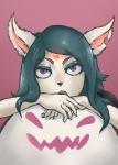 Rating: s
ID: 1701015
Date: 2018-11-07 12:52:14 -0500
Status: active
Score: 6
2017 5_fingers absurd_res anthro black_hair cartoon_hangover claire_(the_summoning) digital_media_(artwork) domestic_cat duo felid feline felis female fingers fur hair hi_res inverted_pentagram long_hair looking_at_viewer mammal monster occult_symbol pentagram pupils purple_eyes sheshengquyi simple_background slit_pupils symbol the_summoning white_body white_fur post #1701015