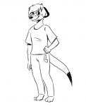 Rating: s
ID: 1356613
Date: 2017-10-15 14:26:12 -0400
Status: active
Score: 1
anthro associated_student_bodies bottomwear bulge clothed clothing eyewear fully_clothed glasses larretthekinkyferret male mammal monochrome mustelid otter pants shirt simple_background solo timothy_montgomery topwear white_background post #1356613