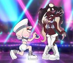 Rating: s
ID: 5062528
Date: 2024-09-20 11:50:14 -0400
Status: active
Score: 47
2024 5_fingers animal_humanoid bare_shoulders biped black_eyebrows black_hair black_tentacles bodily_fluids boots bottomwear breasts buckle butt cephalopod cephalopod_humanoid clothing colored crying diamond_(gem) digit_ring digital_media_(artwork) duo ear_piercing engagement_ring eyebrows facial_markings female female/female fingers footwear gem glistening glistening_hair grey_eyes hair happy hat head_markings headgear headwear hi_res highlights_(coloring) horizontal_pupils humanoid inkling interspecies jewelry kneeling kotatsuinunova larger_female larger_humanoid light_body light_skin lipstick long_hair makeup marina_(splatoon) marine marine_humanoid markings mask_(marking) midriff mole_(marking) mole_under_mouth mollusk mollusk_humanoid navel necklace nintendo octarian octoling on_one_knee pants pearl_(splatoon) piercing pigeon_toed pink_hair pink_highlights pink_tentacles proposal pseudo_hair pupils red_pupils ring_box screencap screencap_background shoelaces shoes short_hair shorts size_difference smaller_female smaller_humanoid splatoon standing suction_cup tears tears_of_joy tentacle_hair tentacles white_accessory white_bikini_top white_boots white_bottomwear white_clothing white_eyebrows white_fingers white_footwear white_hat white_headwear white_highlights white_pants white_shorts post #5062528