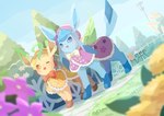Rating: s
ID: 5447715
Date: 2025-03-21 16:14:09 -0400
Status: active
Score: 69
2025 absurd_res ambiguous_gender blue_body blue_eyes blush bow_ribbon brown_body brown_eyes canid canine chaco_(illustrattyako) chair clothing duo dutch_angle eeveelution eyes_closed feral flower fur furniture generation_1_pokemon generation_4_pokemon generation_5_pokemon glaceon hat headgear headwear hi_res leafeon looking_at_another mammal multi_tail munna nintendo one_eye_closed open_mouth pink_eyes plant pokemon pokemon_(species) purple_body table tail tongue vulpix wink winking_at_another yellow_body yellow_fur post #5447715
