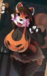 Rating: s
ID: 4359256
Date: 2023-10-18 11:32:50 -0400
Status: active
Score: 79
2023 5:8 absurd_res ailurid amberpendant anthro bent_over big_breasts bottomwear breasts claws clothed clothing crop_top denim denim_bottomwear denim_clothing denim_shorts female fishnet_clothing fishnet_leggings fishnet_legwear fluffy fluffy_tail food front_view fruit fur halloween hi_res holidays horn huge_breasts leggings legwear looking_at_viewer mammal markings orange_body orange_fur pink_eyes plant pumpkin pumpkin_breasts red_panda shirt shorts solo standing striped_markings striped_tail stripes tail tail_markings tongue tongue_out topwear wide_hips post #4359256