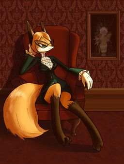 2016 amber_eyes anthro armchair breasts brown_fur candy_whip canine chair clarion claws clothed clothing collar eyewear female fluffy fluffy_tail fox fur glasses hair hi_res jabot leaning looking_away mammal orange_fur painting paws sitting skirt solo teacher wallpaper wide_hips
Rating: Safe
Score: 11
User: Clarion
Date: September 24, 2017 2016 amber_eyes anthro armchair breasts brown_fur candy_whip canine chair clarion claws clothed clothing collar eyewear female fluffy fluffy_tail fox fur glasses hair hi_res jabot leaning looking_away mammal orange_fur painting paws sitting skirt solo teacher wallpaper wide_hips
Rating: Safe
Score: 11
User: Clarion
Date: September 24, 2017