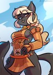 Rating: s
ID: 5013530
Date: 2024-08-27 13:19:44 -0400
Status: active
Score: 29
2024 accessory ankama anthro armwear bangs bell bell_collar biped black_body black_fur blonde_hair blunt_bangs breasts brown_eyes claws clothed clothed_anthro clothed_female clothing cloud collar day digital_drawing_(artwork) digital_media_(artwork) dofus ecaflip eyebrow_through_hair eyebrows eyelashes felid female female_anthro finger_claws fingers fur glistening grey_body grey_fur grey_tail grin hair hair_accessory hair_tie hand_on_hip hi_res looking_down low-angle_view mammal medium_breasts narrowed_eyes no_bra no_underwear outside ponytail portrait psicoyote side_boob sideless_dress skimpy sky smile solo tail text three-quarter_portrait tied_hair translucent translucent_hair url post #5013530