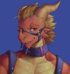 Rating: s
ID: 5614865
Date: 2025-06-01 18:37:49 -0400
Status: active
Score: 26
2_horns aidennguyen17 anthro barazoku biped collar dragon european_mythology harness hi_res horn looking_at_viewer male muscular muscular_anthro muscular_male muzzle_(object) mythological_creature mythological_scalie mythology pink_eyes purple_collar purple_harness scalie solo western_dragon post #5614865