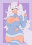 Rating: s
ID: 1559282
Date: 2018-05-29 16:41:45 -0400
Status: active
Score: 51
animal_humanoid big_breasts blush breasts canid canine cleavage cleavage_cutout clothed clothing cutout eyewear female footwear fox freckles glasses hair hi_res huge_breasts huge_hips humanoid jennifer_white kammymau keyhole_turtleneck legwear mammal socks solo sweater thick_thighs topwear turtleneck wide_hips post #1559282