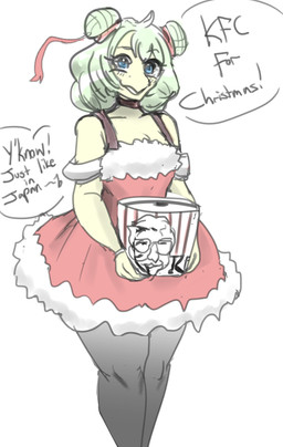 Rating: s
ID: 3721410
Date: 2022-11-29 20:12:33 -0500
Status: active
Score: 11
anthro blue_eyes blush breasts bucket cavemanon_studios choker christmas christmas_clothing cleavage clothed clothing colonel_sanders colored container dialogue dinosaur dress english_text female food fur_trim_(clothing) goodbye_volcano_high green_hair hair hair_bun hi_res holding_bucket holding_container holding_object holidays human jewelry kfc kfc_bucket leggings legwear looking_at_viewer mammal necklace ornithischian prehistoric_species reptile rexhastala scalie simple_background sketch smile smiling_at_viewer snoot_game solo standing stegosaurian stegosaurus stella_(gvh_beta) stockings tailless talking_to_viewer text thyreophoran white_background yellow_body post #3721410